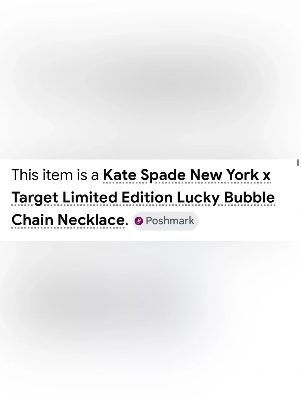 kate spade Rose Gold-tone 'LUCKY' Letter Pendant Necklace